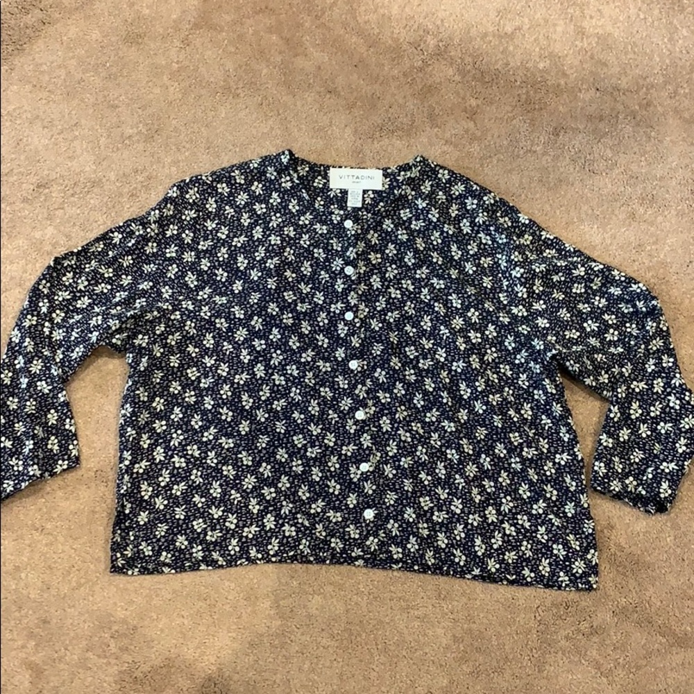 Vintage Vittadini Sport 100% silk